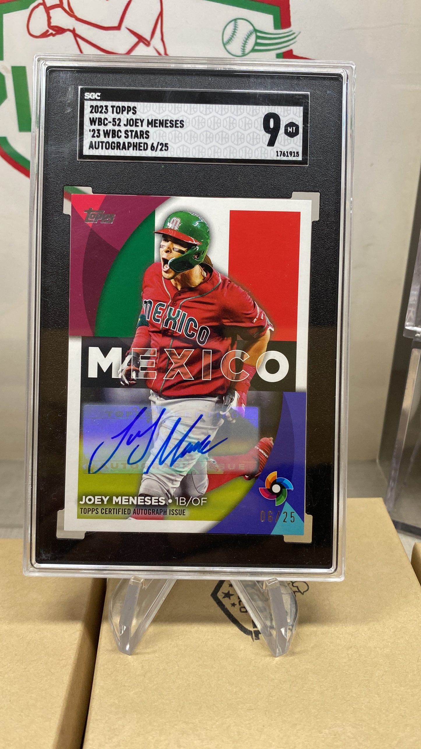 Joey Meneses WBC AUTÓGRAFO