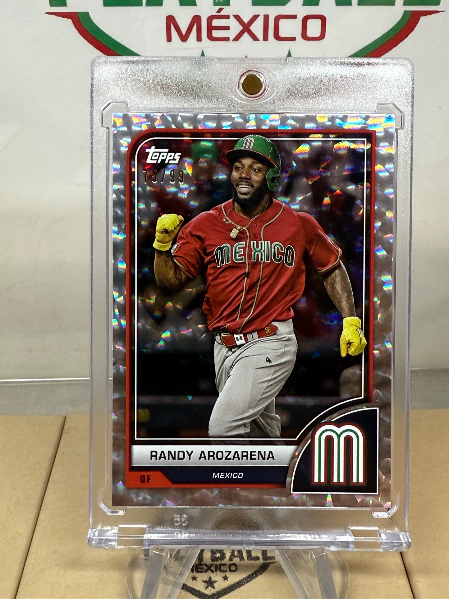 Randy Arozarena. Tarjeta Del World Baseball Classic 2023 Limitada a 99.