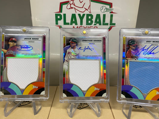 Lote 3 Tarjetas WBC 23 Ediciones Limitadas a 99