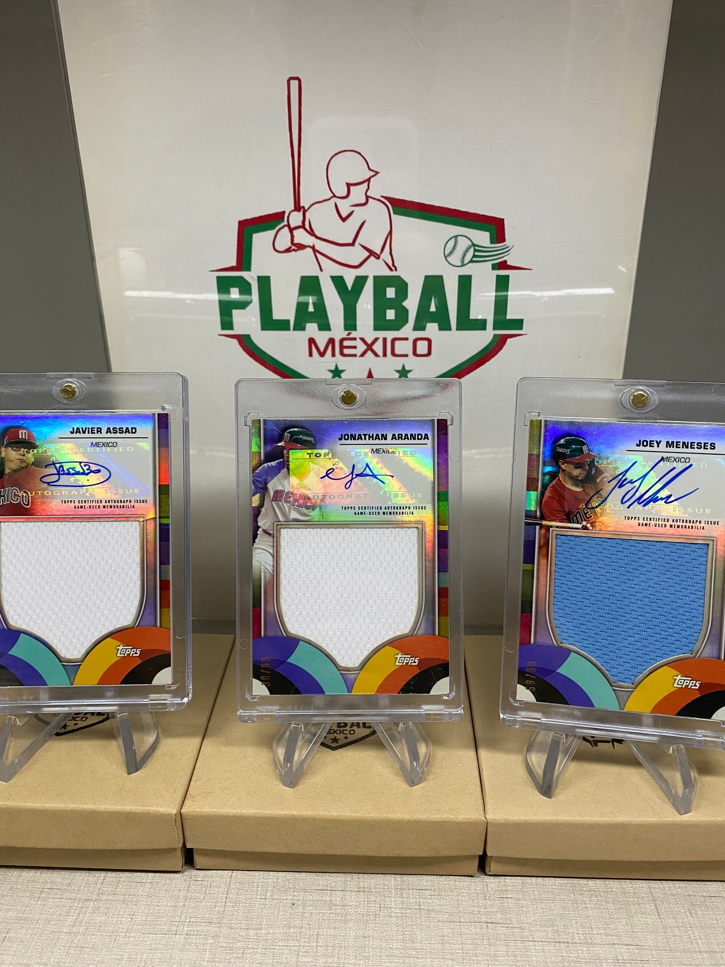 Lote 3 Tarjetas WBC 23 Ediciones Limitadas a 99