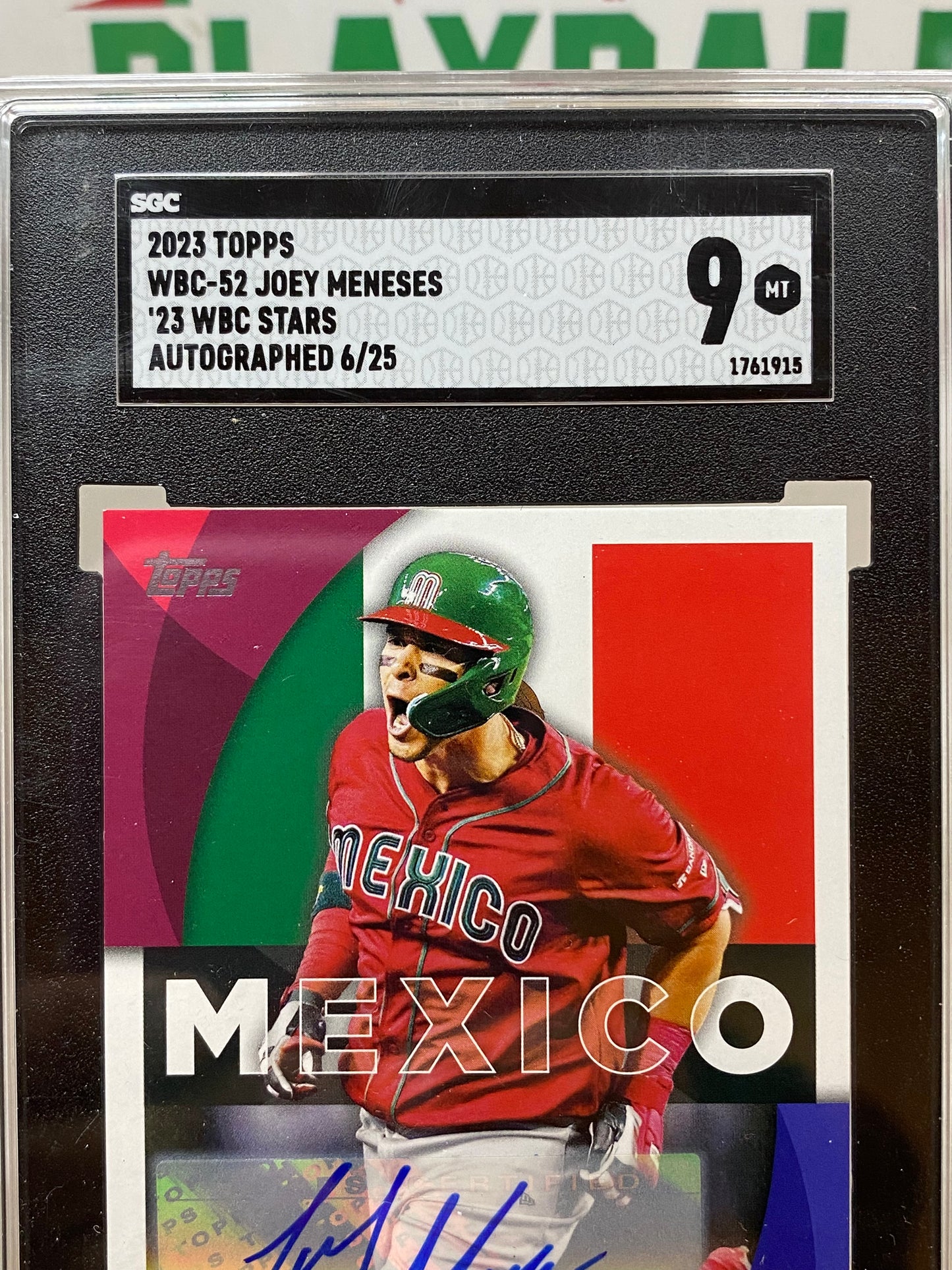 Joey Meneses WBC AUTÓGRAFO