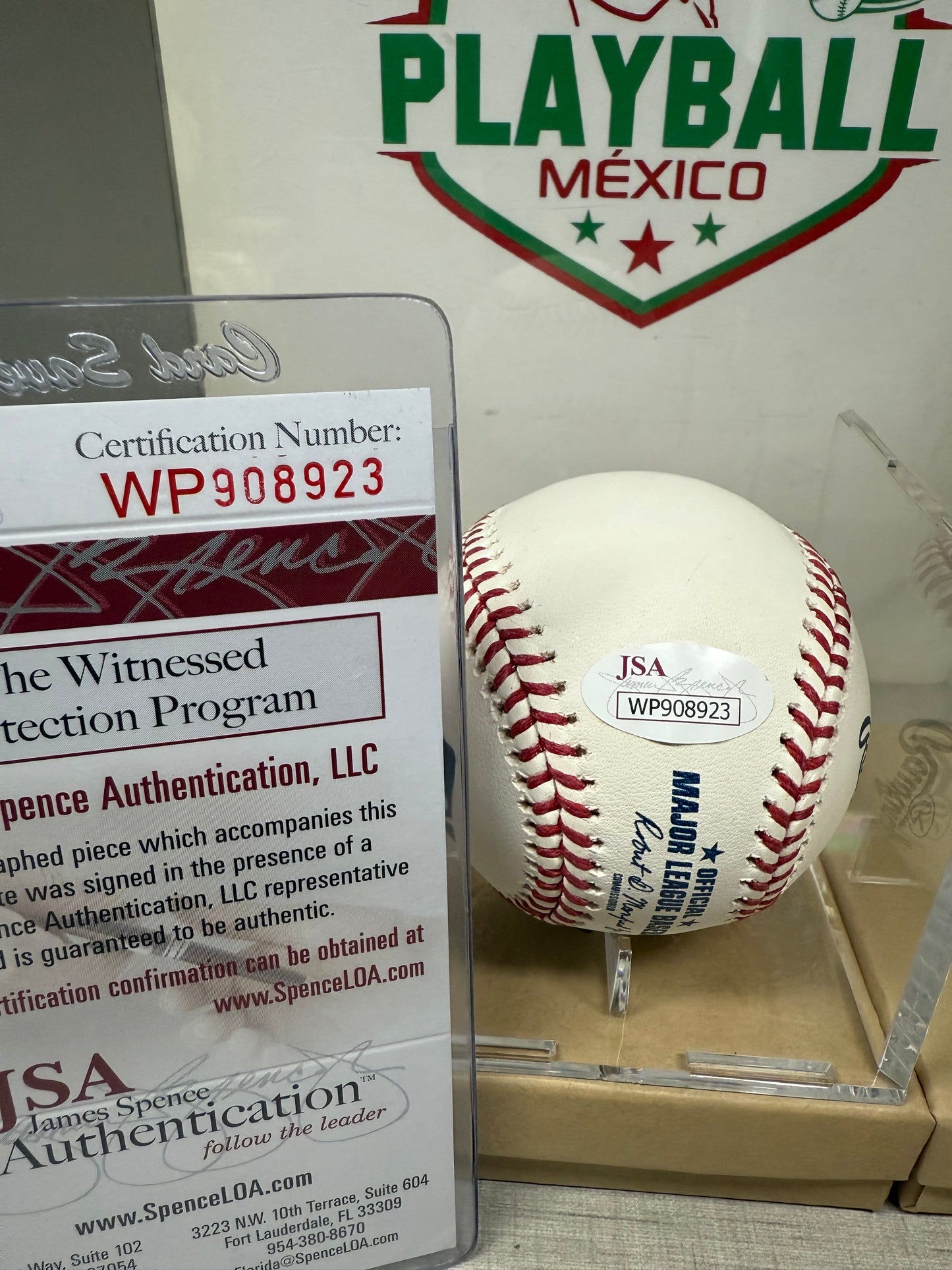 Vladimir Guerrero Jr. Pelota Autógrafo Certificado JSA.