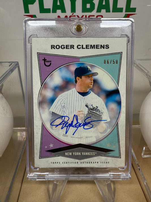Roger Clemens.Autógrafo Certificado,Limitada a 50.