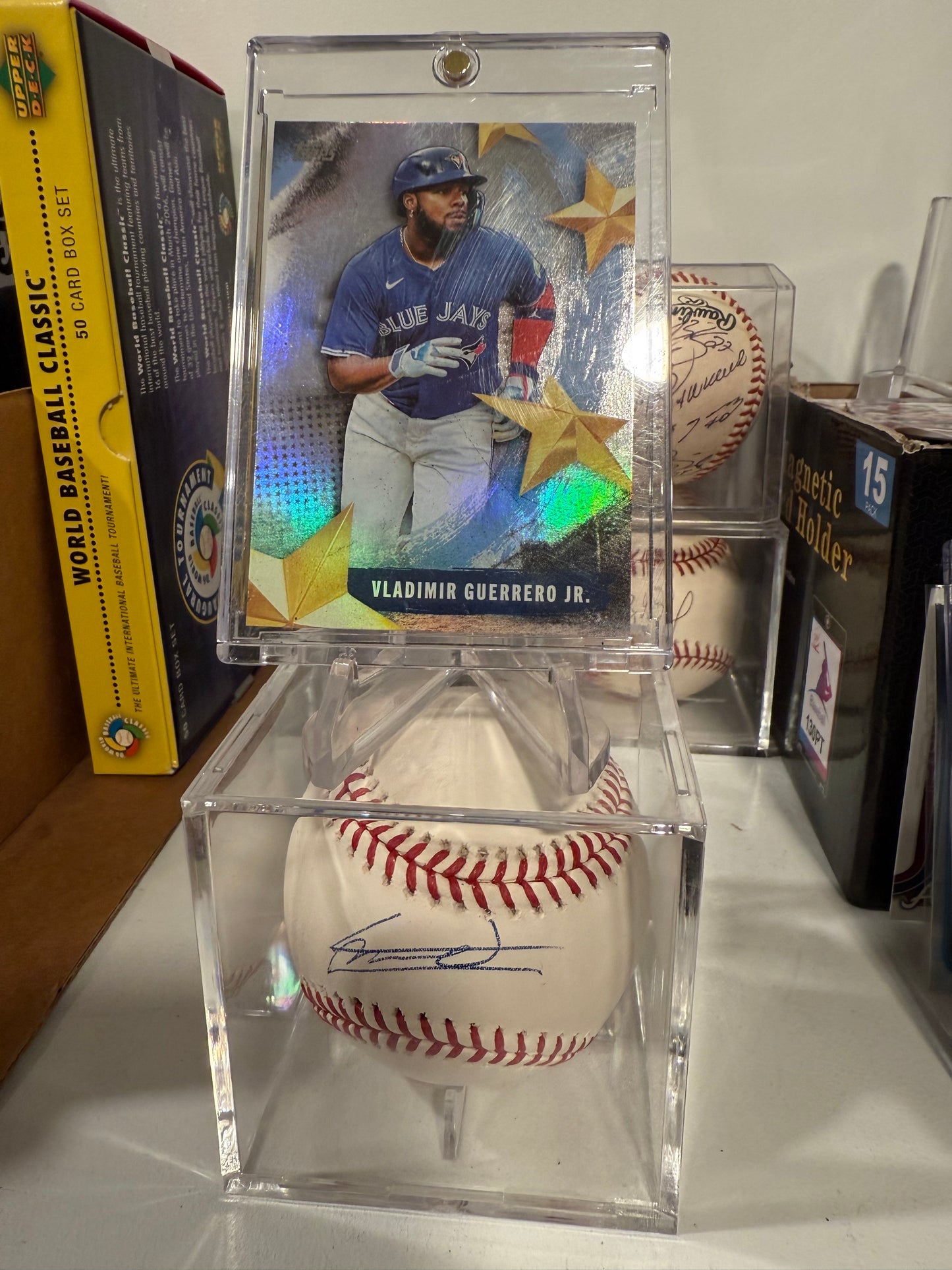 Pelota firmada Vladimir Guerrero Jr