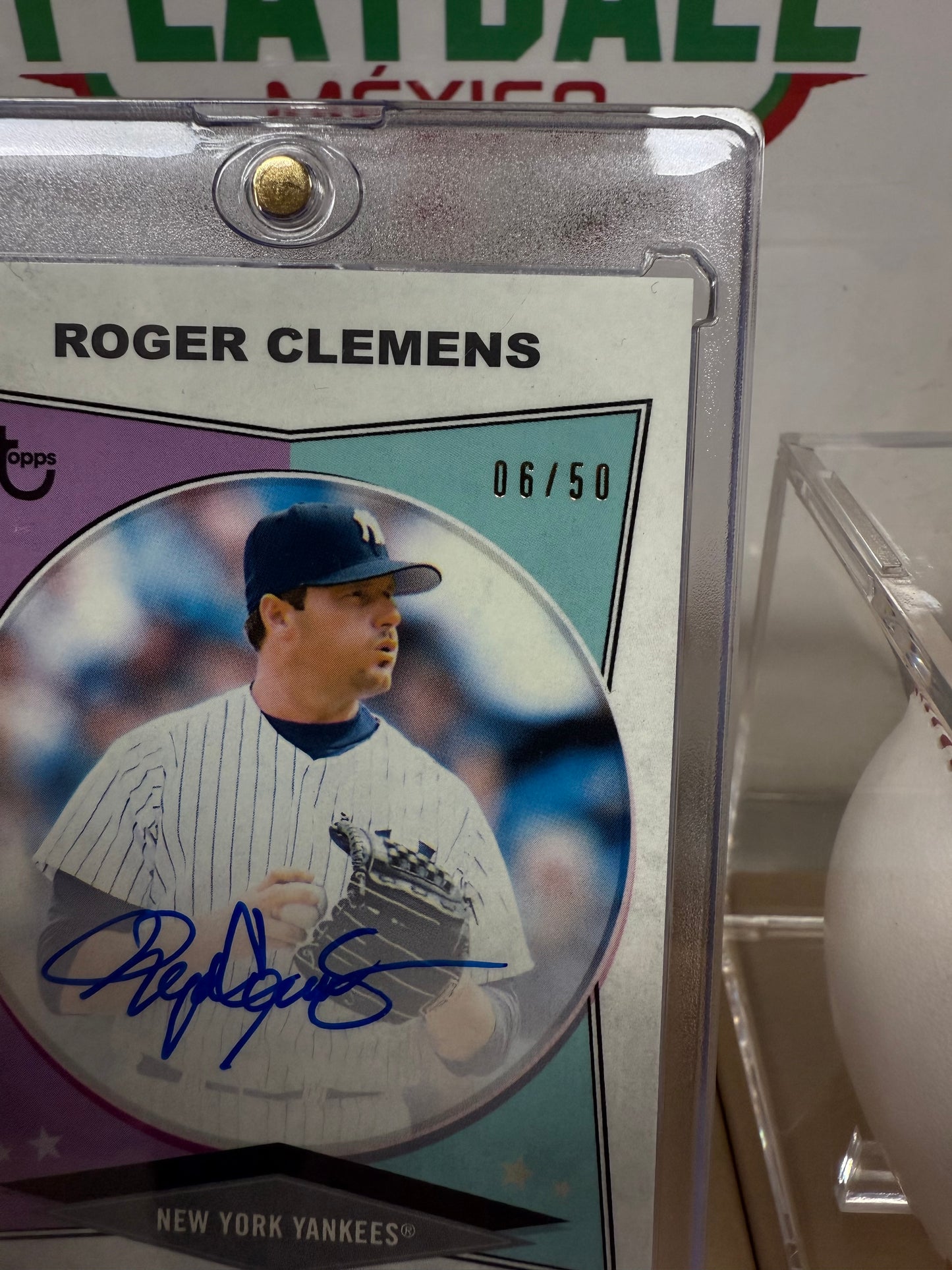 Roger Clemens.Autógrafo Certificado,Limitada a 50.