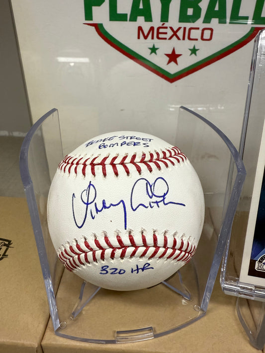 Vinny Castilla (Pelota con Autografo Certicifado JSA).