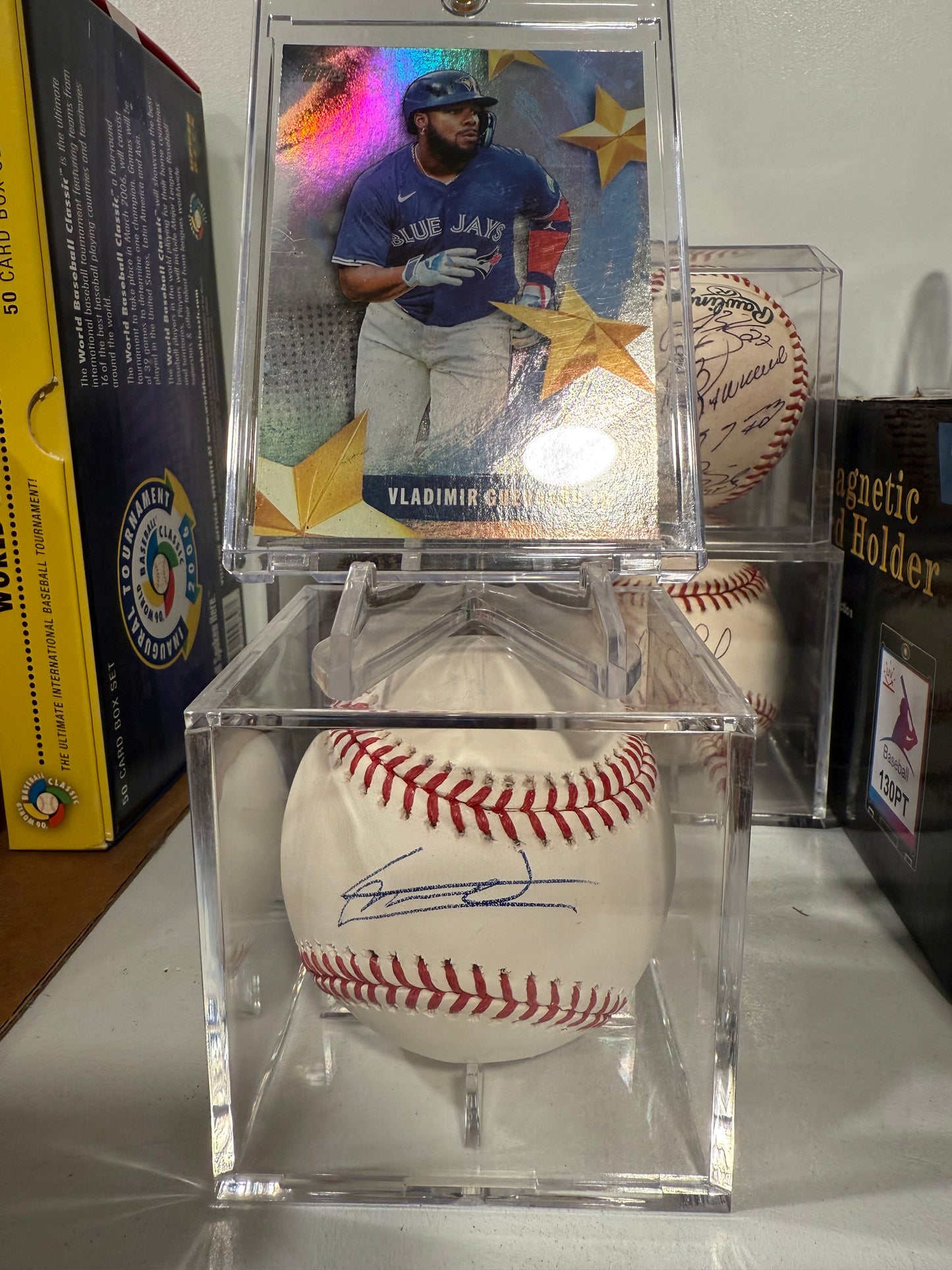 Pelota firmada Vladimir Guerrero Jr