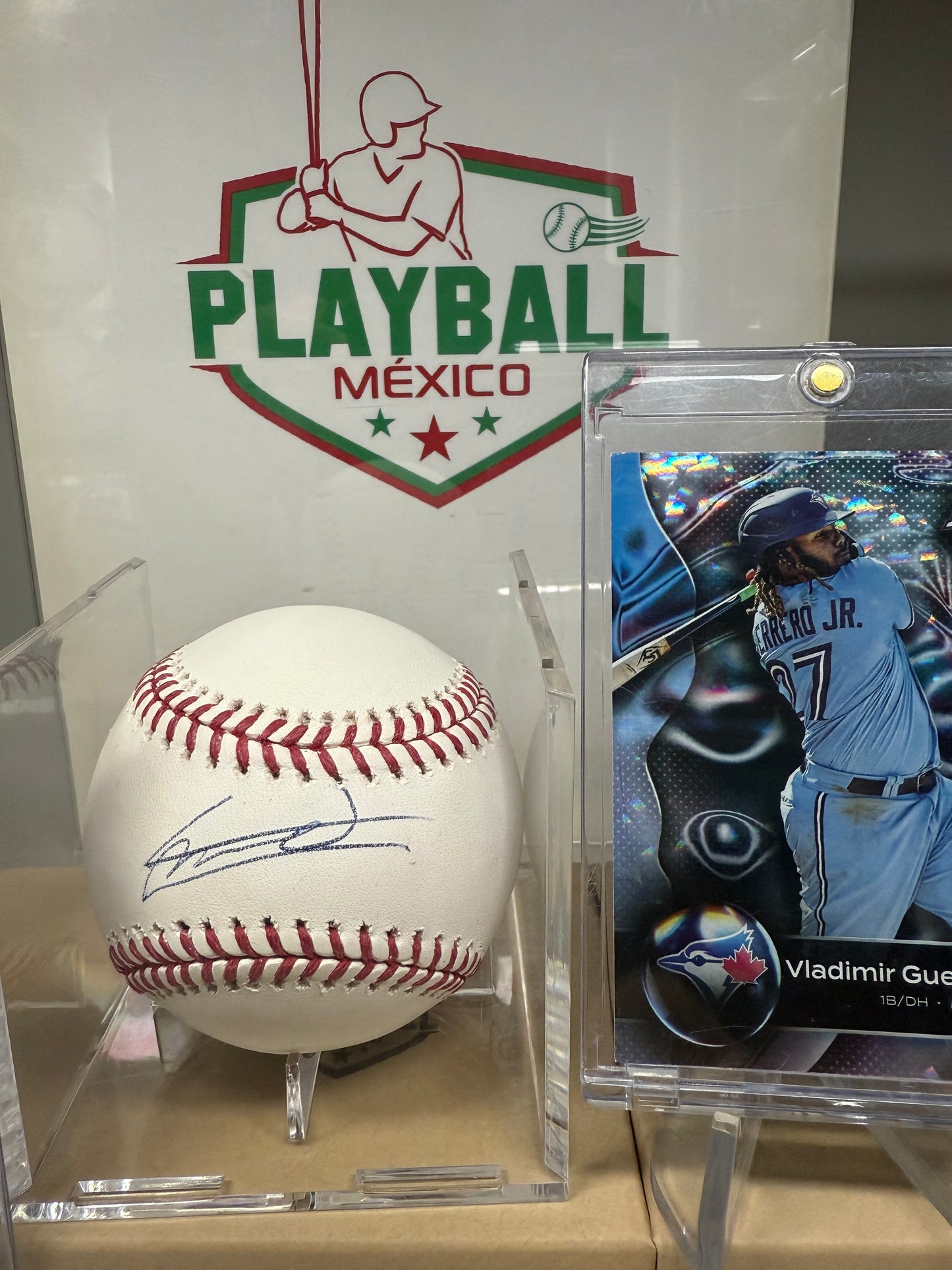 Vladimir Guerrero Jr. Pelota Autógrafo Certificado JSA.