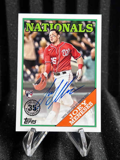 2023 Topps - Joey Meneses Auto #88BA-JM