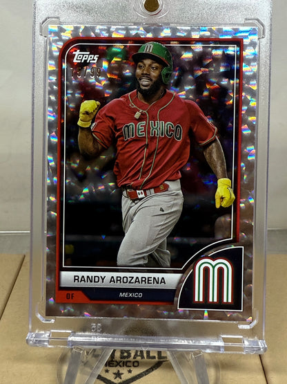 Randy Arozarena. Tarjeta Del World Baseball Classic 2023 Limitada a 99.