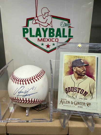 José Urquidy. Pelota Con Autógrafo Certificado Beckett.