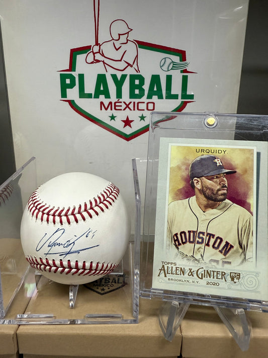 José Urquidy. Pelota Con Autógrafo Certificado Beckett.