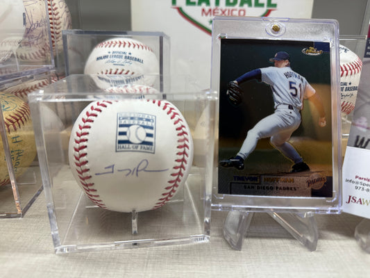 Pelota Trevor Hoffman Autógrafo Certificado JSA