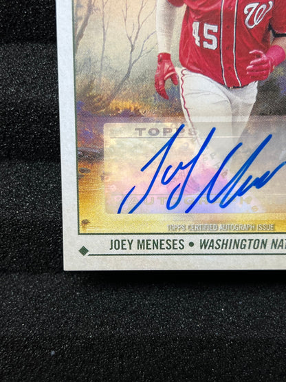 2023 Topps x Bob Ross Joy Of Baseball #98A Joey Meneses