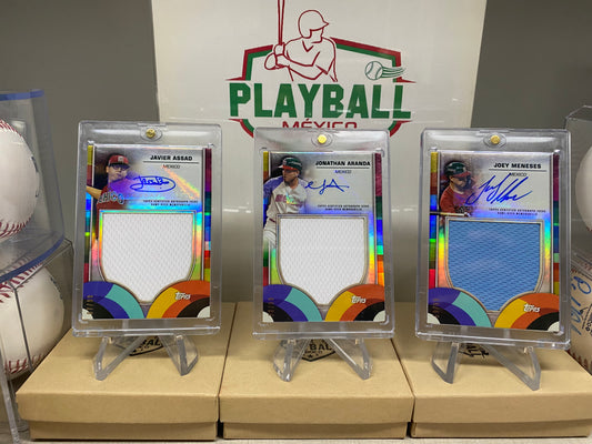 Lote 3 Tarjetas WBC 23 Ediciones Limitadas a 99