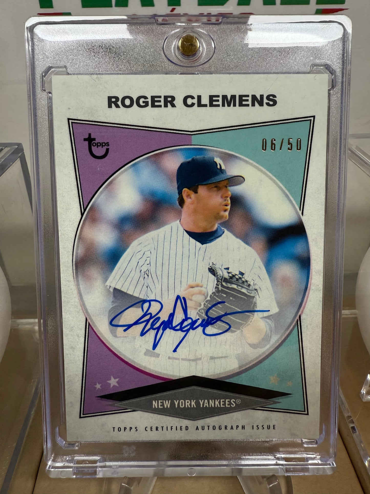 Roger Clemens.Autógrafo Certificado,Limitada a 50.
