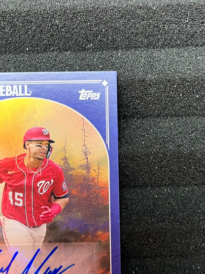 2023 Topps X Bob Ross Joy of Baseball JOEY MENESES Rookie AUTO /50