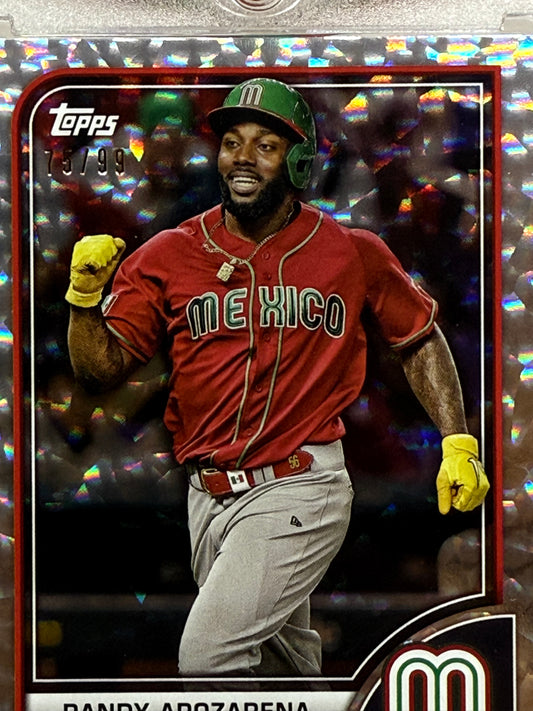 Randy Arozarena. Tarjeta Del World Baseball Classic 2023 Limitada a 99.