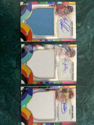 Lote 3 Tarjetas WBC 23 Ediciones Limitadas a 99