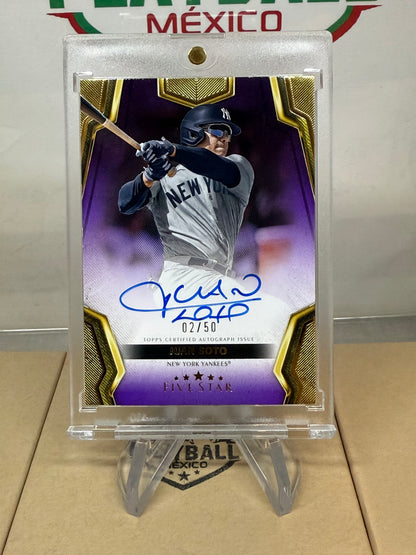 Juan Soto. Tarjeta Con Autógrafo Certificado Topps, Limitada a  50.