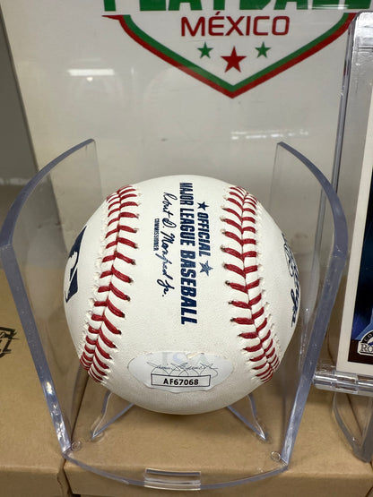 Vinny Castilla (Pelota con Autografo Certicifado JSA).