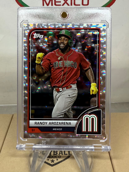 Randy Arozarena. Tarjeta Del World Baseball Classic 2023 Limitada a 99.