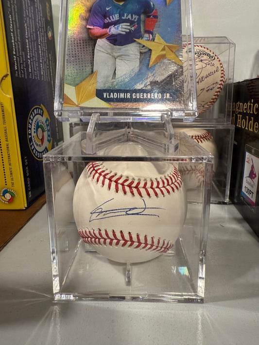 Pelota firmada Vladimir Guerrero Jr