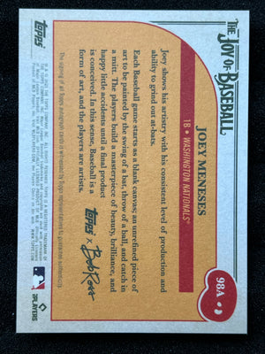 2023 Topps x Bob Ross Joy Of Baseball #98A Joey Meneses