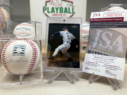 Pelota Trevor Hoffman Autógrafo Certificado JSA