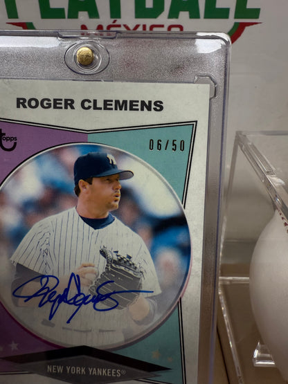 Roger Clemens.Autógrafo Certificado,Limitada a 50.
