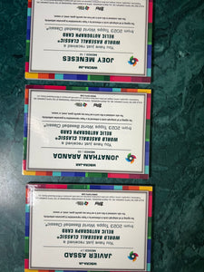 Lote 3 Tarjetas WBC 23 Ediciones Limitadas a 99