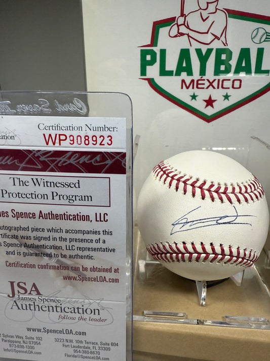 Vladimir Guerrero Jr. Pelota Autógrafo  Certificado JSA.