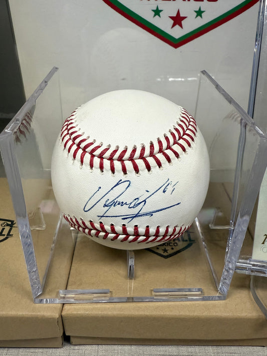 José Urquidy. Pelota Con Autógrafo Certificado Beckett.