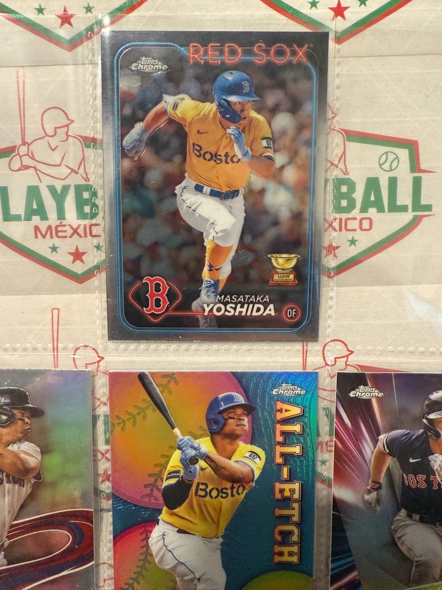Lote 2024 Topps Chrome Red Sox