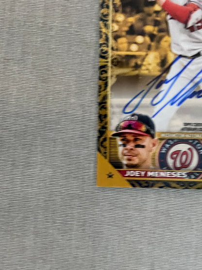2023 Topps Gilded #CGA-JM Joey Meneses Blue RC Auto 38 /50