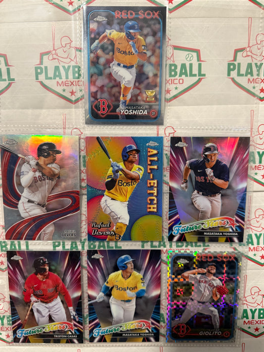 Lote 2024 Topps Chrome Red Sox