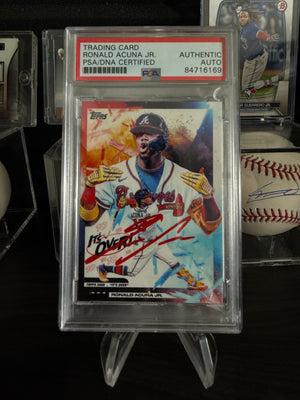 Ronald Acuna Jr Auto Certificada
